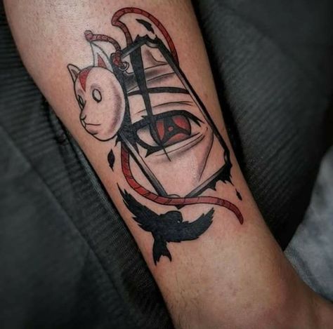 American Traditional Naruto Tattoo, Neo Traditional Anime Tattoo, Pokemon World, Traditional Japanese Tattoo Designs, Song Tattoos, Tattoo World, Naruto Tattoo, Mini Tattoo, Pokemon Tattoo