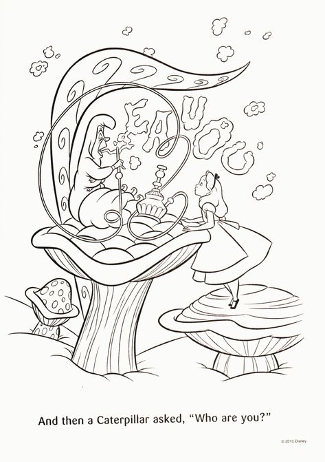 Wonderland Coloring Pages, Alice In Wonderland Coloring, Alice In Wonderland Printables, Alice And Wonderland Tattoos, Alice In Wonderland Artwork, Alice In Wonderland Drawings, Wonderland Artwork, Alice In Wonderland Disney, Wonderland Tattoo