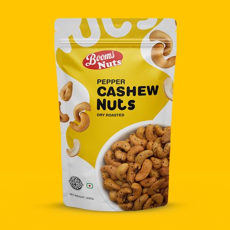 👉Here is our latest culinary delight – Pepper Cashew Nuts, presented in a uniquely designed pouch that marries elegance with indulgence. Our pouch, a harmonious blend of pristine white and vibrant yellow, captures the essence of the exotic flavors within. I follow the steps in the design start process: 1. Conceptualization 2. Design Drafting 3. Material Selection 4. Color Scheme Planning 5. Incorporating Real Cashew Nuts 6. Finalizing Design 7. Manufacturing 8. Quality Control P.S... Cashew Nut Packaging Design, Cashew Packaging Design, Namkeen Packaging Design, Pouch Packaging Design, Milk Packaging, Pouch Design, Material Selection, Pouch Packaging, Cashew Nut