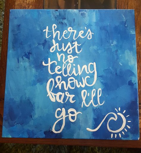 Moana canvas painting Moana Painting Ideas On Canvas, Moana Painting Ideas, Moana Painting, Magical Office, Parking Spot Painting, Moana Theme, Painting Ideas On Canvas Easy, Disney Canvas Art, Disney Canvas