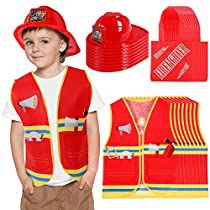 Costume For Kids Boys, Firefighter Hat, Explorer Costume, Fireman Costume, Red Waistcoat, Pretend Play Costumes, Firefighter Costume, Firefighter Party, Birthday Party Halloween