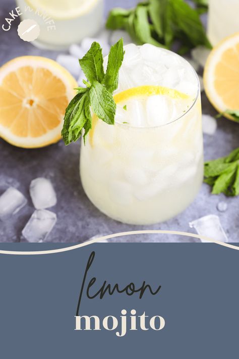 Sip your way to pure refreshment with this Easy Lemon Mojito! 🍋🍹✨ This zesty twist on the classic mojito will have you dreaming of sunny days and cool breezes. With the perfect balance of tart lemon, fresh mint, and a hint of sweetness, it's a cocktail that's both vibrant and easy to make. Whether you're hosting a summer gathering or simply unwinding after a long day, this lemony concoction is sure to be a hit. Lemon Mojito Recipe, Buko Pandan Recipe, Lemon Cocktail Recipes, Lemon Mojito, Vodka Mojito, Honey Lime Shrimp, Classic Mojito, Mint Drink, Mint Cocktails