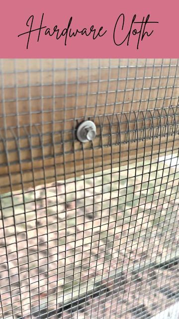 How To Attach Hardware Cloth To Chicken Coop, Hardware Cloth Chicken Coop, Chicken Coop Wire, Chook House, Yard Chickens, House Skirting, Meat Rabbits, Acre Homestead, Chicken Pen