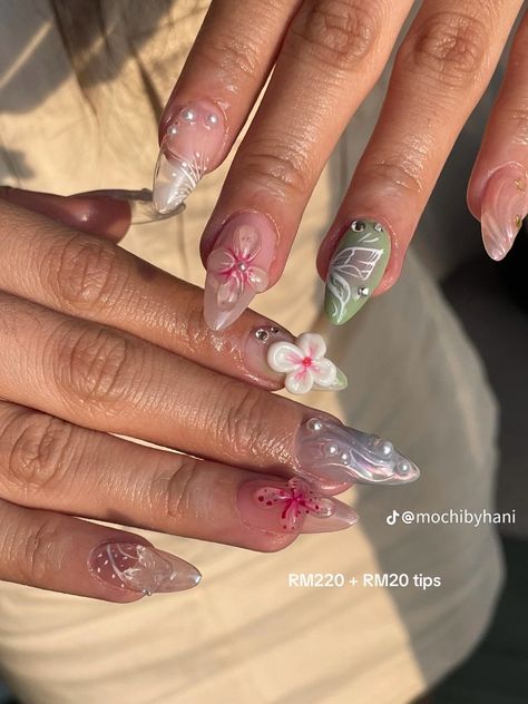 Nails, Flowers, Hair