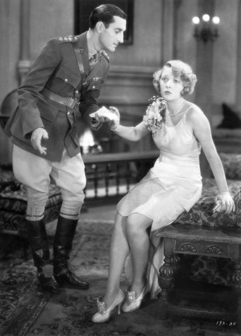 whataboutbobbed: Basil Rathbone issues tissues to Dorothy... Dorothy Mackaill, Margaret Sullavan, Singer Aesthetic, Basil Rathbone, Hollywood Men, Blog Art, 30s Fashion, British American, Great Films