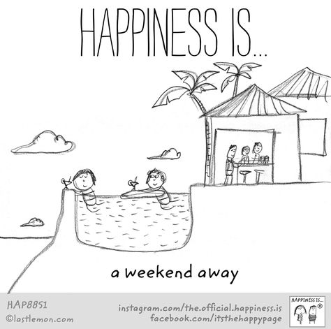 Love our weekends away :) Happiness Clipart, Cute Happy Quotes, What Is Happiness, Posts Ideas, Weekend Quotes, Relationship Posts, Vacation Quotes, Reasons To Be Happy, Happiness Project