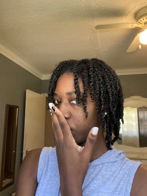 Twists On 4c Natural Hair, Very Short Twists Natural Hair, Mini Twist 4c Hair Natural, Short 4c Twists, 4c Twists Natural Hair, Two Strand Twist Natural Hair Short 4c, Twist On Natural Hair Short 4c, Twist Outs On Natural Hair Hairstyles, Twist On 4c Natural Hair