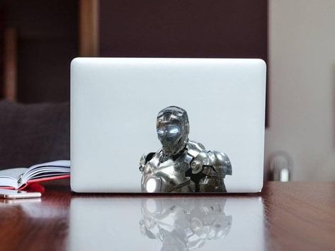 Macbook Decal Iron Man Marvel Super Hero Skin Sticker Pro Macbook Pro Skin, Iron Man Marvel, Pink Macbook, Macbook Stickers, Macbook Retina, Macbook Decal, Macbook Skin, Apple Logo, Macbook Case