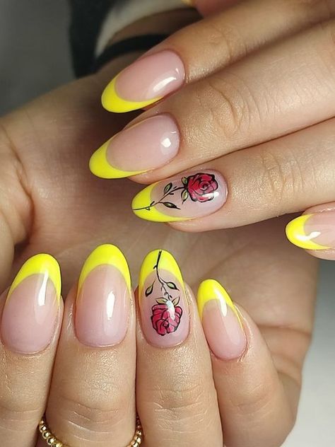 Beauty And Beast Nail Ideas, Disney Beauty And The Beast Nails, Nails Inspired By Movies, Nails Inspiration Disney, Princess Disney Nails, Beauty And Beast Nails, Pixar Nail Designs, Beauty And The Beast Inspired Nails, Disney Nails Princess