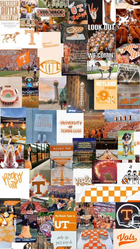 tennessee just does it better🤷‍♀️ Tennessee College Football, Univ Of Tennessee, Rocky Top Tennessee, Neyland Stadium, Tennessee Girls, Go Vols, Tennessee Football, Cute Fall Wallpaper, Dream College