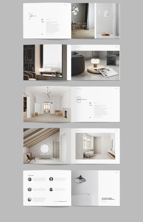 Minimalist Portfolio Template on Behance Layout Minimalist, Retail Design Portfolio, Presentation Design Layout Architecture, Portfolio Design Interior Designer, Journal Architecture, Minimal Catalog Design, Interior Design Portfolio Ideas, Interior Design Catalogue, Simple Architecture Portfolio