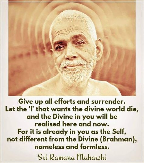 Raman Maharshi, Buddha Peace, Sri Ramana Maharshi, Osho Quotes On Life, Advaita Vedanta, Spiritual Awakening Quotes, Ramana Maharshi, Sanskrit Quotes, Where Are You Now