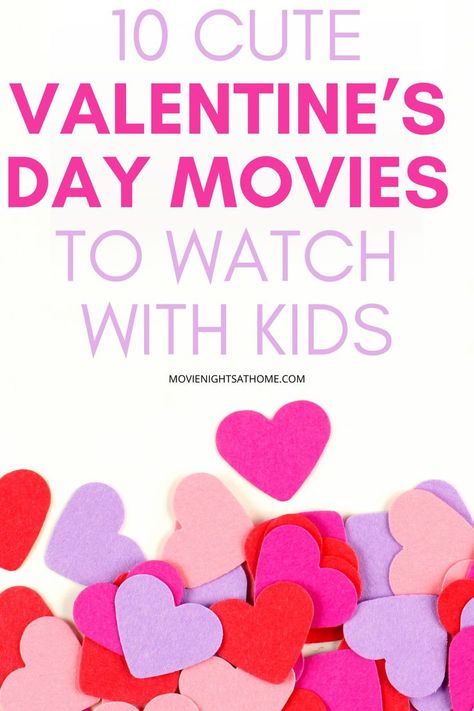 As Valentine’s Day approaches, we love mixing in family-friendly movies! Here are 10 cute Valentine’s Day movies to enjoy time with your kids. #ValentinesDay Family Valentines Dinner, Kids Valentine Party, Valentines Movies, Movie Night Invitations, Movie Night For Kids, Family Valentines Day, Valentine's Day Printables, Valentine Dinner, Toddler Valentines