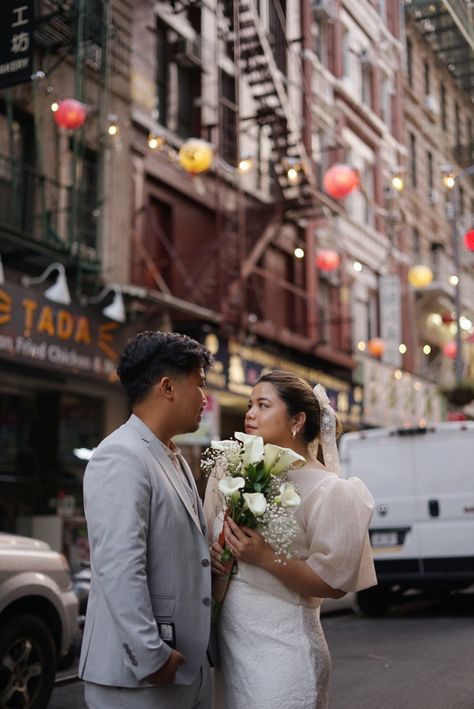 Chinatown nyc wedding #filipinowedding #filipino #nycwedding Chinatown Manhattan, Nyc Editorial, Prenup Photos Ideas, Filipino Wedding, Chinatown Nyc, Nyc City, Wedding China, China Town, Wedding 2025