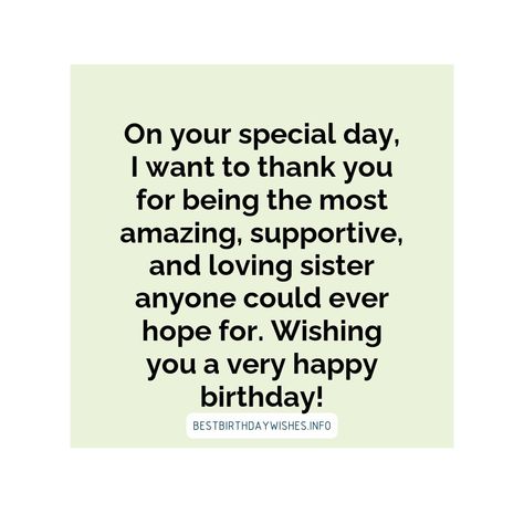 Birthdays are special occasions that call for special celebrations. To make your sister feel special, it is important to send her heart touching birth... | # #BirthdayWishes Check more at https://www.ehindijokes.com/heart-touching-birthday-wishes-for-sister/ Birth Day Wishes For Sister, Birthday Wishes For Big Sister, Special Birthday Wishes For Sister, Happy Birthday Wishes For Sister, Heart Touching Birthday Wishes, Happy Birthday Captions, Special Birthday Wishes, Wishes For Sister, Birthday Wishes For Sister