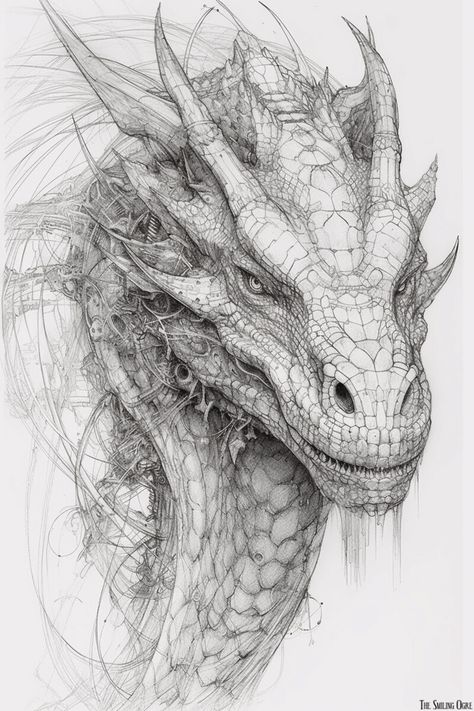 Dragon Line Art, Dragon Line, Dragon Tattoo Art, Drawing Hands, Dragon Artwork Fantasy, Dragon Sketch, Fantasy Drawings, Dragon Pictures, Dragon Artwork