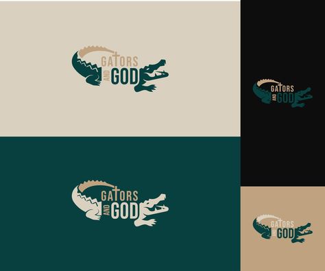 Non-profit using alligators and other outdoor activities as a platform to bring people to know God | 94 Logo Designs for Gators and God Alligator Logo Design, 60 Logo, Playful Logo Design, Alligator Logo, Crocodile Animal, Gator Logo, Playful Logo, Animal Head, Just Us