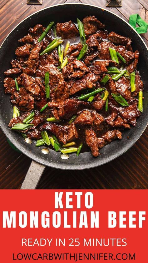 Clean Mongolian Beef Recipe, Sirloin Keto Recipes, Keto Recipes Meat, Red Meat Keto Dinners, Keto Asian Beef Recipes, Keto Mongolian Beef Recipe, Keto Recipes Dinner Beef, Keto Beef Recipes For Dinner, Keto Recipes Asian