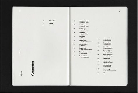 Typography Book Layout, Contents Page Design, Table Of Contents Design, Minimal Book, Book Editorial Design, Contents Page, Graphic Design Portfolio Cover, Minimalist Book, Contents Layout