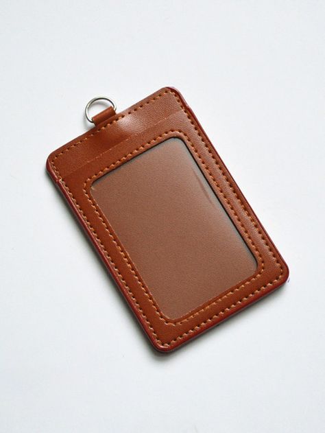 Lanyard Display, Leather Badge Holder, Student Office, Leather Office, Badge Holder, Leather Items, Luggage Tag, Badge Holders, Leather Craft