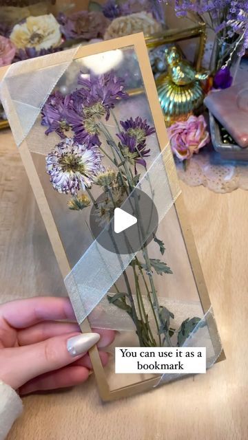 Receive Flowers, Preserve Flowers, Pressed Flowers Diy, Dried Flowers Diy, Flower Bookmark, Glass Frame, Glass Frames, Bird Drawings, How To Preserve Flowers