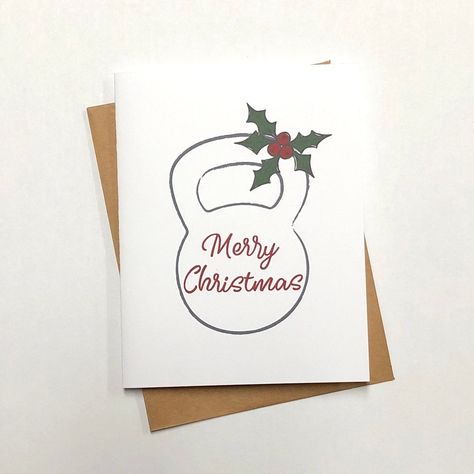 Excited to share this item from my #etsy shop: Crossfit Christmas Gift, Fitness Christmas Card, Personal Trainer Christmas, Gym Christmas Card, Kettlebell Christmas Card, Merry Fitness Gym Christmas Card, Crossfit Christmas, Christmas Gym, Christmas Fitness, Michigan Christmas, Gym Christmas, Gift Card Presentation, Crossfit Gifts, Gifts For Personal Trainer