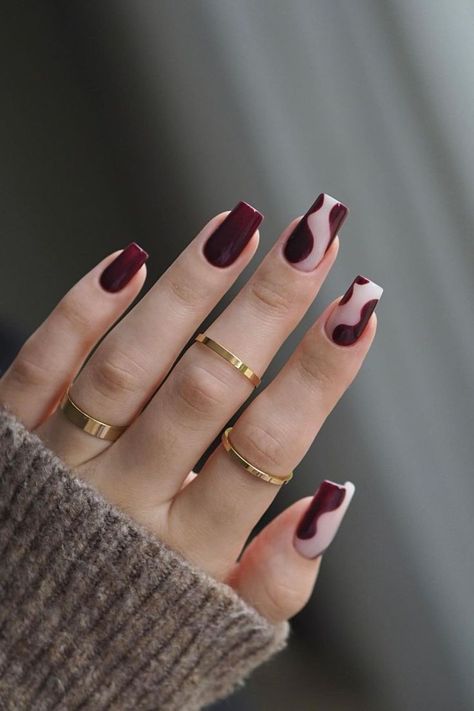 Autumn is almost here, so check out these cute fall nails to try during the season! Fall Nails Opi, Nails Inspiration Simple, Burgundy Nail Designs, Fall Nail Ideas, Simple Fall Nails, Fall Manicure, Tie Dye Nails, Fall Nail Trends, Fall Nail Art Designs