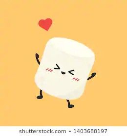 Cute Marshmallows Cartoon, Marshmallow Tattoo Ideas, Marshmallow Doodle, Marshmallow Tattoo, Marshmallow Illustration, Marshmallow Character, Marshmallow Cute, Kawaii Marshmallow, Cute Marshmallows