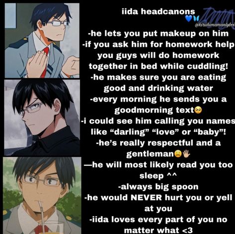 Tenya Iida Imagines, Tenya Iida X Yn, Tenya Iida Headcanons, Iida X Y/n, Mha Boys As Boyfriends, Mha Characters As Boyfriends, Mha Iida Fanart, Tenya Iida Fanart, Iida Fanart