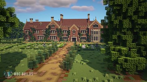 Old Mansion Minecraft, Minecraft Georgian House, Minecraft Manor House, Minecraft Country House, Minecraft Haunted Mansion, Minecraft Mansion Layout, Manor Minecraft, Minecraft Manor, Minecraft Mansions