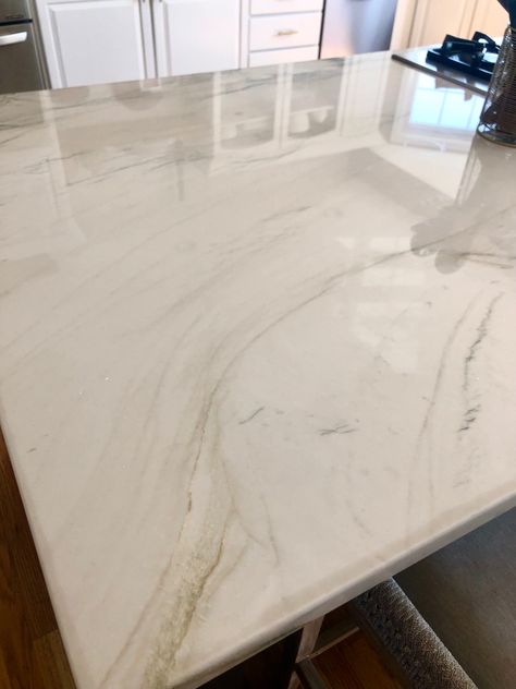 Quartzite, natural stone, kitchen, countertops White Beige Countertops, 2023 Quartz Countertops, Patriotic Quartz Countertop, White Quartz Countertop Gold Veins, White And Beige Granite Countertops, Bianco Avion Marble Countertops, Zermat Quartzite Countertop, White Countertop With Gold Veins, Light Colored Countertops