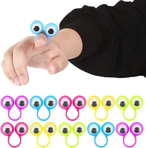 Eyeball Ring, Eye Monster, Baby Party Favors, Goodie Bag Stuffers, Christmas Gifts For Adults, Classroom Prizes, Birthday Goodie Bags, Prank Gifts, Finger Plays