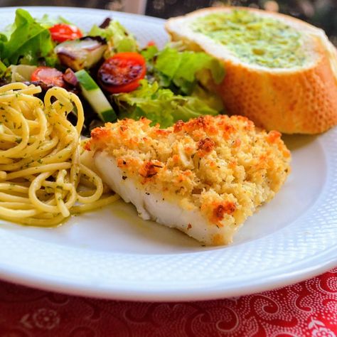 Pollack Fish Recipes, Pollock Recipes, Baked Cod Recipes, Cod Recipe, Baked Fish Recipes, Pecorino Romano, Romano Cheese, Cod Recipes, How To Cook Fish