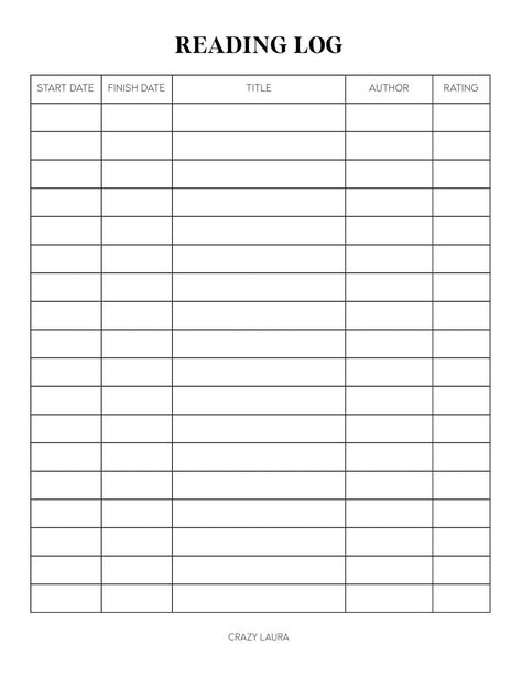 Whether you're looking for a free reading log printable to help the kids with their summer reading or you want a simple sheet for yourself, these reading trackers and book logs will help you keep track of it all. Download the free PDF sheets with 3 different layouts! Book Tracking Printable, Book Journal Ideas Free Printables, Keeping Track Of Books Read, Books Read Tracker Printable, Cute Reading Log, Book Log Free Printable, Book Reading Log Printable, Books To Read Template Free Printable, Keep Track Of Books Read