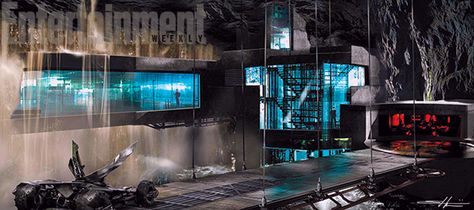 New Photos of The Batcave in BATMAN V SUPERMAN: DAWN OF JUSTICE — GeekTyrant Bruce Wayne House, A Warrior In A Garden, Warrior In A Garden, Superman Images, Batman Gotham Knight, Batman Batcave, Batman Aesthetic, Modern Minecraft, Wayne Manor