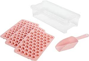 Mini Ice Cube Tray, First Apartment Tips, Ice Bin, Silicone Ice Molds, Bin Storage, Ice Scoop, Silicone Ice Cube Tray, Simply Filling, Ice Cube Molds