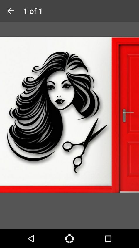 Salon Decals, Salon Wallpaper, Salon Wall Art, Cheap Wall Stickers, Hair Salon Decor, Beauty Salon Logo, Beauty Salon Decor, Salon Art, Removable Wall Stickers