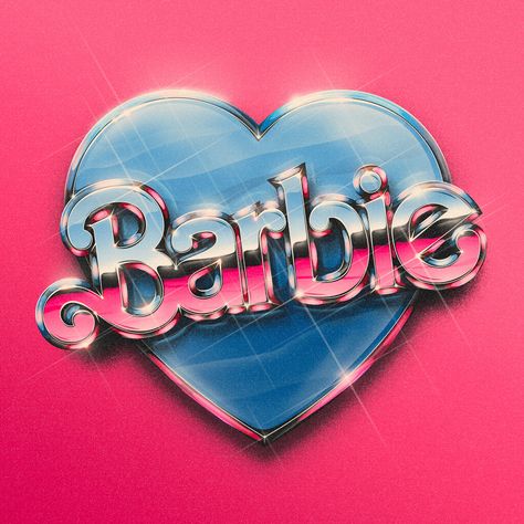 Barbie on Behance Retro Logo, Barbie World, 로고 디자인, Retro Art, Graphic Design Posters, Graphic Poster, Motion Design, Graphic Design Inspiration, Graphic Design Illustration