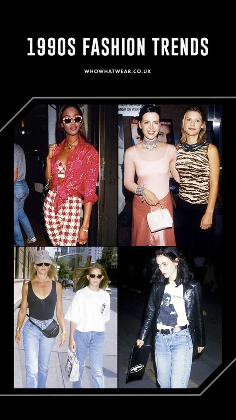 '90s Fashion Moments: 34 Nineties Trends You Forgot About | Who What Wear UK 90s Fashion Guys, 90s Fashion Dresses, Grunge Style Outfits, 90s Fashion Summer, Winter Hipster, 90s Fashion Party, Styl Grunge, 1990 Style, 90s Fashion Outfits Hip Hop