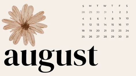 Happy August, everyone! Can you believe that summer is more than halfway over? With everything going on, it can be tough to keep things organized. August Laptop Wallpaper Aesthetic, August Laptop Wallpaper, August Wallpaper, August Calendar, Desktop Design, Aesthetic Desktop Wallpaper, Laptop Wallpaper, Desktop Wallpaper, Design