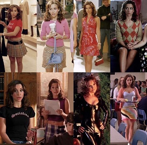 The Plastics Outfits, Y2k Movie Outfits, Iconic 2000s Outfits, 2000’s Outfit, Mean Girls Party, Mean Girls Aesthetic, Mean Girls Outfits, Mean Girls Movie, Lilly Pulitzer Outfits