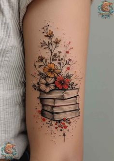 Dope Drawings, Book Inspired Tattoos, Book Lover Tattoo, 2023 Tattoo, Tattoo 2023, Tattoo Diy, Bookish Tattoos, Health Tattoo, Literary Tattoos