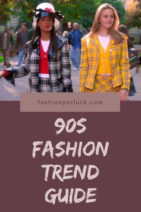 The Fashion of the 90's Is Back - Remember The Fashion Trends of the Time by Katherine Johnson for Fashion Potluck | 90s fashion | Outfits | Women | Trends | Aesthetic | Outfits 1990s | Dungarees | Rocker jacket | High waisted jeans | Crop top | Denim jacket | Tshirt | Turtleneck | Vintage | 2020 | Fashion trends | Fall | Winter | Aesthetic vintage | Girly | Grunge | Jeans | Clueless | Pants | Inspo | Outfit ideas 1990s Popular 90s Fashion Trends, 90s Aesthetic Outfit Girly, 90s Jean Jacket Outfit, 90s Turtleneck Outfit, 90 Fashion Outfits The 90s, 90s Fashion Outfits Ideas 1990s Women, Modern 90s Fashion, 90s Denim Outfit, 90s Outfit Ideas 1990s