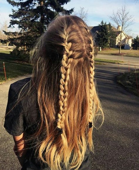 Back To School Hairstyles, Trending Hairstyles, Easy Hairstyles For Long Hair, Braids For Long Hair, Box Braids Hairstyles, Winter Hairstyles, Hairstyles For School, Trendy Hairstyles, Lany