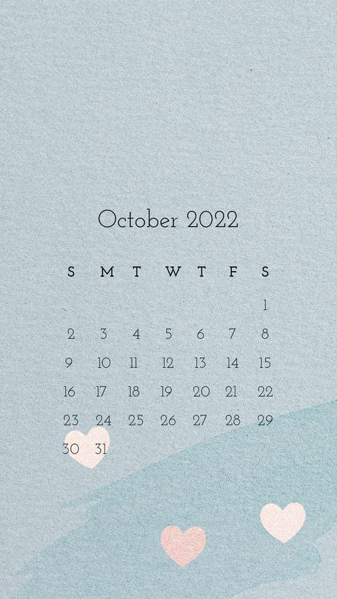 Cute 2022 October calendar template, blue mobile wallpaper psd | free image by rawpixel.com / Sasi 2022 October Calendar, October Calendar Wallpaper, Blue Calendar, Wallpaper 2022, August Wallpaper, October Wallpaper, Calendar Background, October Calendar, Cute Calendar