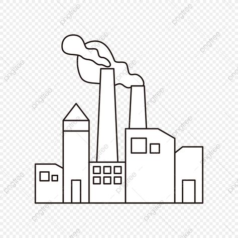 Factory Sketch, Factory Drawing, Factory Icon, Background Clipart, Drawing Inspo, Art Png, Drawing Board, New Backgrounds, Icon Set Vector