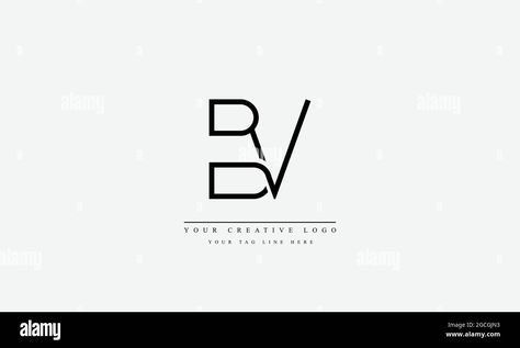 Bv Logo, Monogram Template, Creative Logo, Monogram Logo, Letter Logo, Vector Logo, Monogram, ? Logo, Drawings