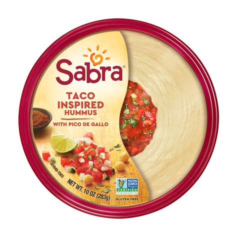 This List of the Best Sabra Hummus Flavors Shockingly Doesn't Include the Classic Flavor — Taste Test Dips Packaging, Sun Packaging, Fresh Dips, Hummus Brands, Packaging Innovation, Hummus Flavors, Sabra Hummus, Lo Carb Recipes, Guacamole Dip