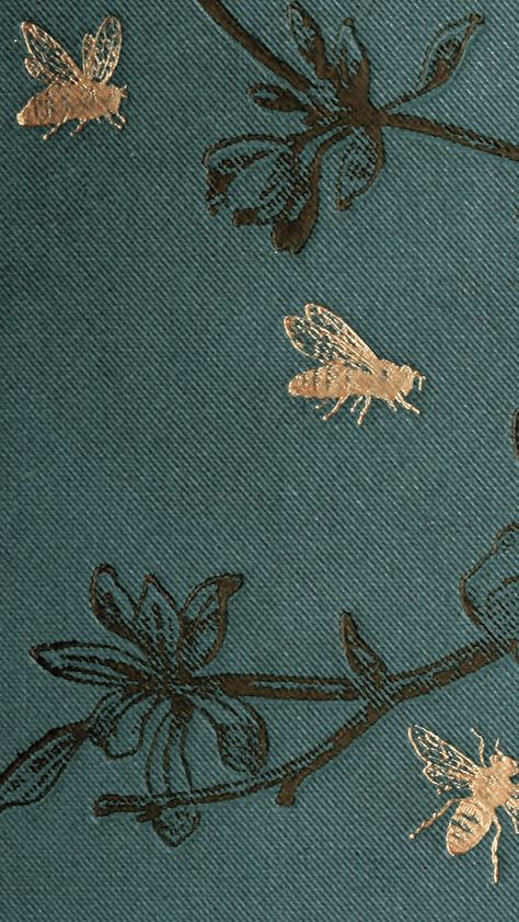 Honey Bee Aesthetic, Bestie Aesthetics, Journaling 2024, Bee Book, Bee Illustration, Magnolia Park, Amoled Wallpapers, Kind Of Blue, Vintage Bee