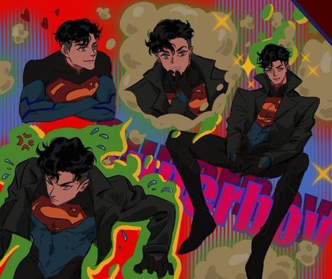 Connor Kent, Conner Kent, Super Boy, Batfamily Funny, Robin Comics, Univers Dc, Dc Comics Superheroes, Dc Comics Artwork, Tim Drake